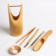 Set utensili in bamboo 