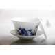 Gaiwan in Porcellana decoro Bamboo 250ml