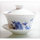 Gaiwan in Porcellana decoro Bamboo 250ml