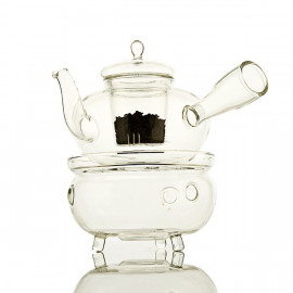 Borosilicate Glass Teapot  with Burner