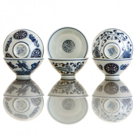 Set 6 tazzine decoro diverso