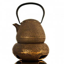 Cast Iron Teapot "Zen" with a Burner